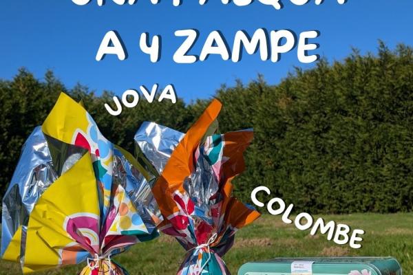 UOVA E COLOMBE SOLIDALI per una pasqua a 4 zampe